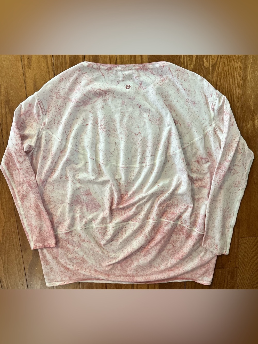 Lululemon Back in Action Pink Marbled Long Sleeve